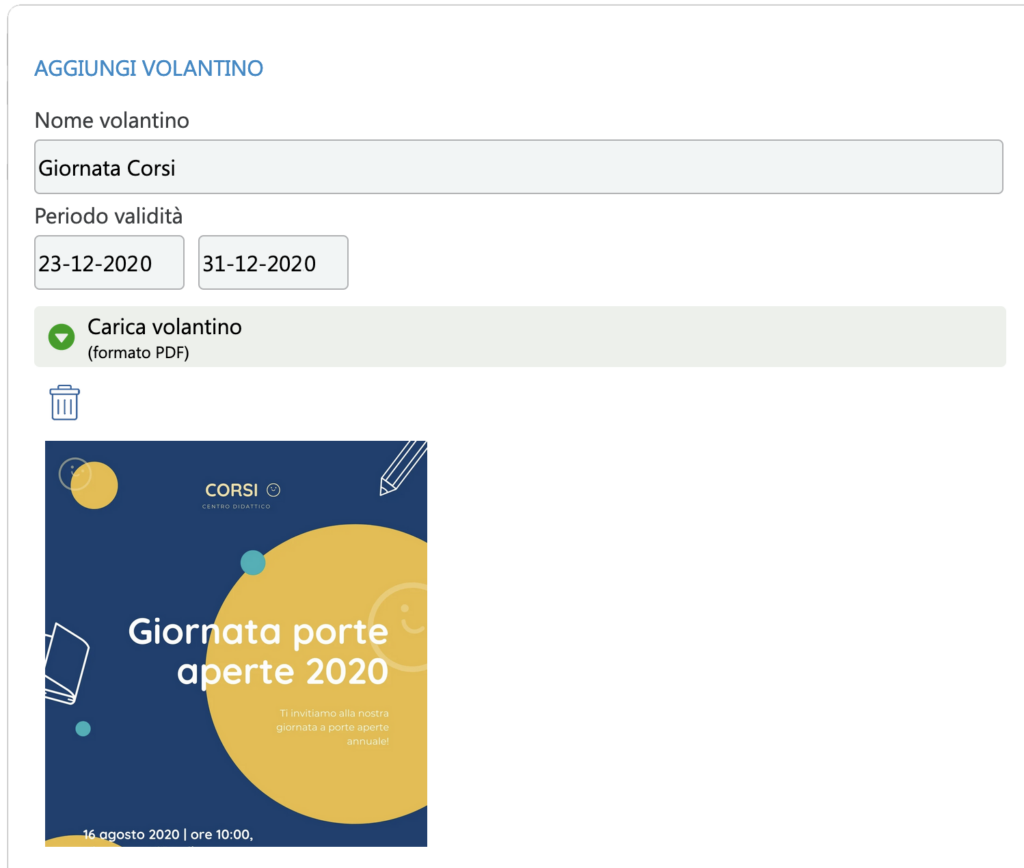 creare volantini digitali
