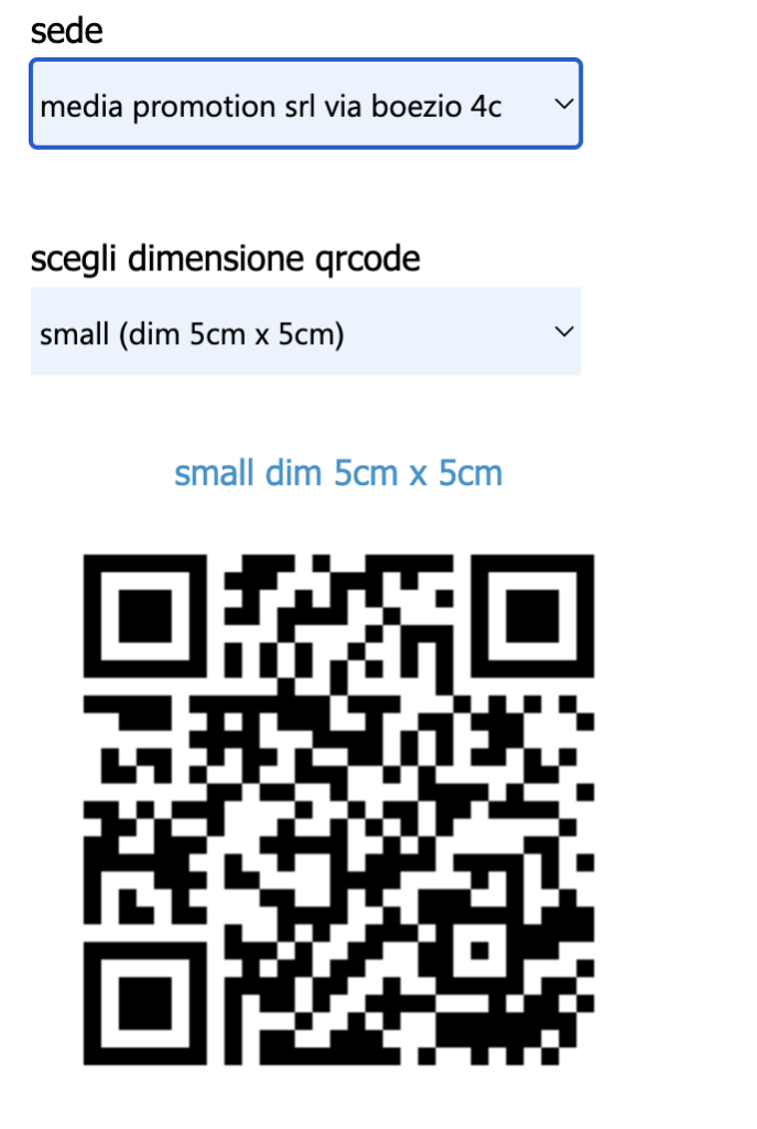 crea qrcode