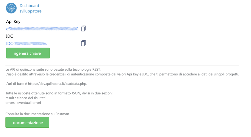 api developer account