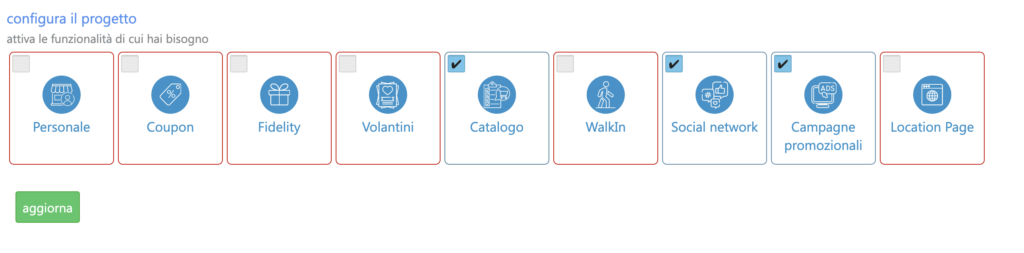 configurare il progetto