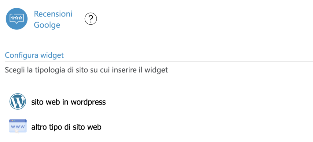 inserisci recensioni google in sito