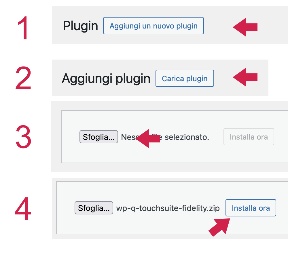 installa wp wordpress