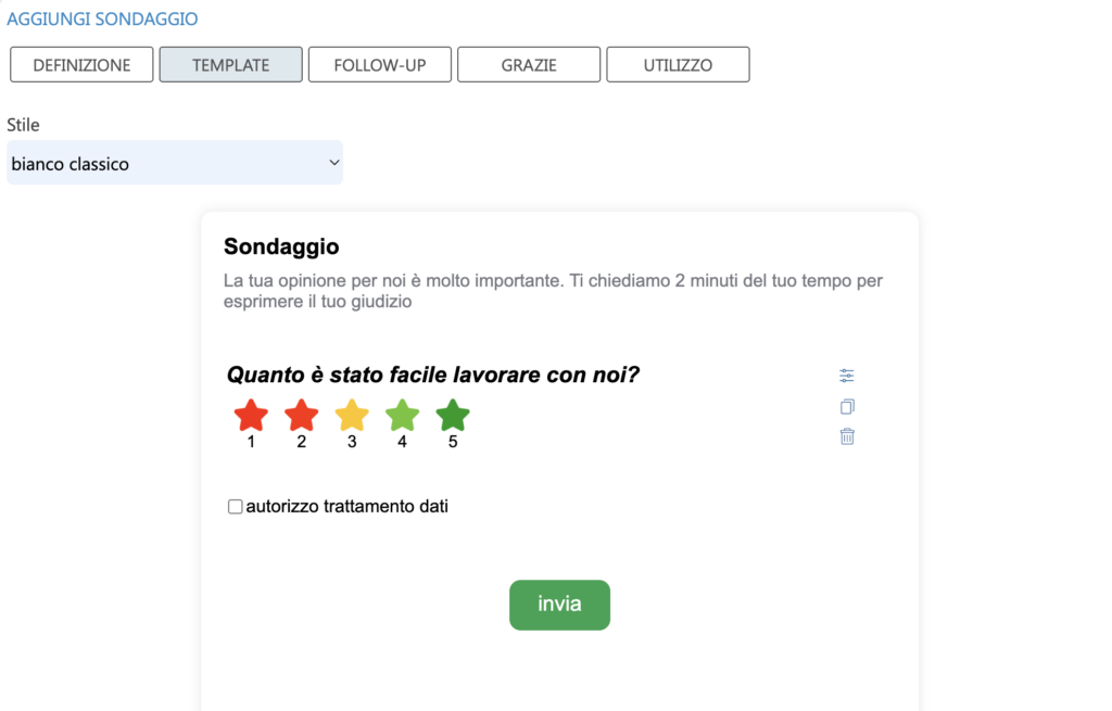 sondaggio Customer Effort Score