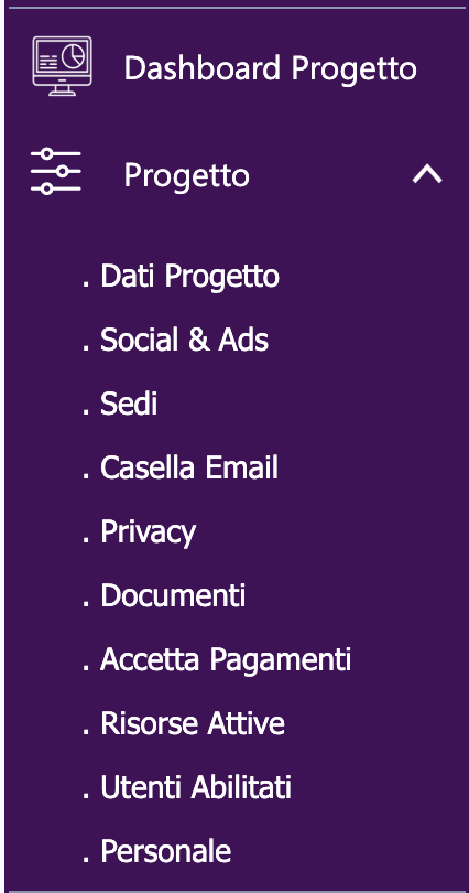 gestione dashboard di progetto