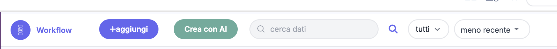 crea workflow con prompt ai usando il linguaggio naturale