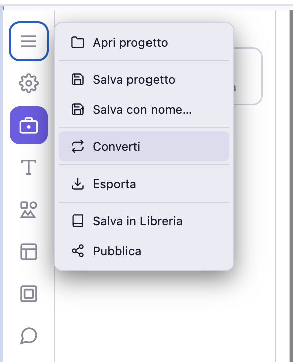 converti carosello in reel