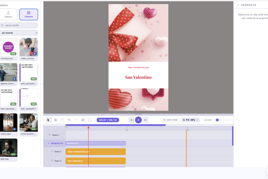 Editor video e caroselli: crea contenuti visuali direttamente in Stackly