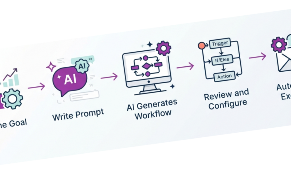 Workflow di marketing automation: come crearli con l'AI usando il prompt
