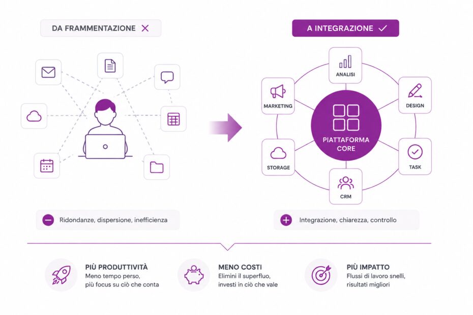 Quale strumento di marketing automation scegliere per una piccola agenzia : uno stack frammentato erode il margine operativo